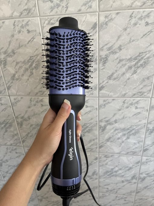 Escova Secadora Agile Glossy Elgin 1300W Bivolt + Frete Grátis