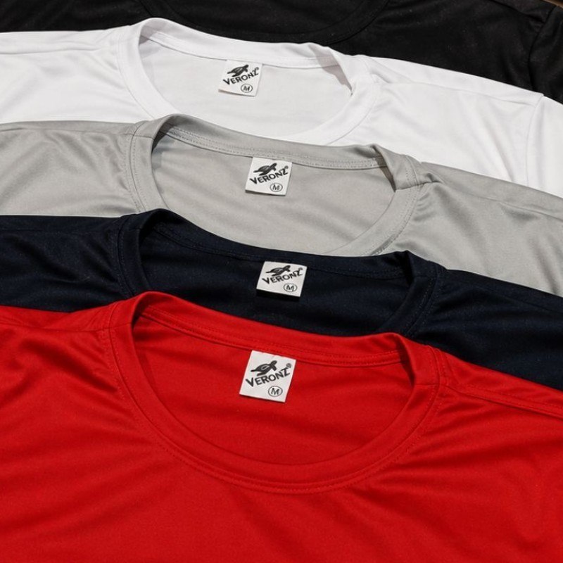 Kit 5 Camisetas Básicas Masculina Dry Fit