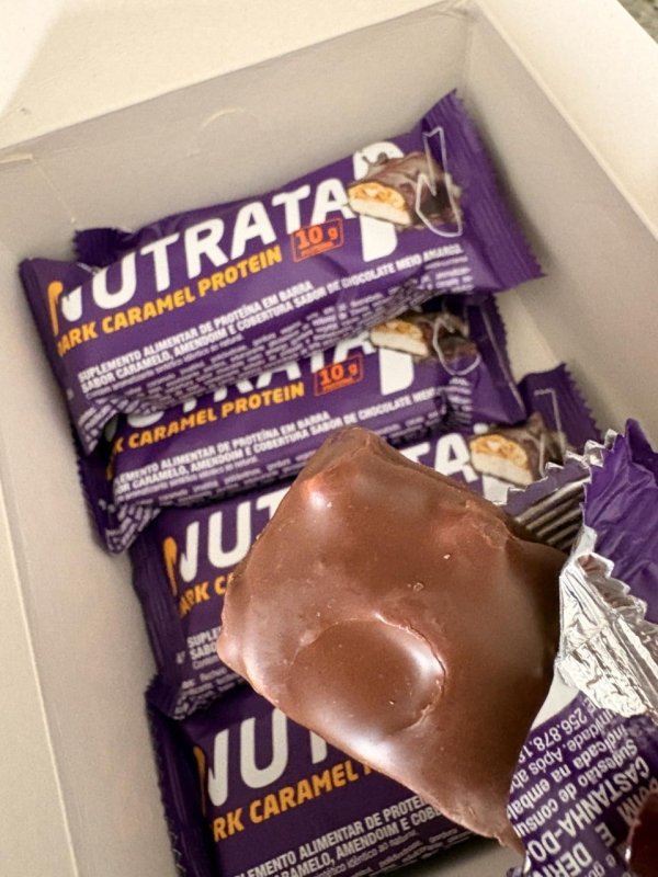 Nutrata Caramel Protein Display (12 unid. 45g), Dark Caramel