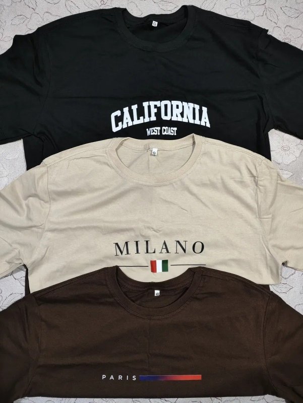 Kit 3 Camisetas Masculina 100% Algodão Premium Verão Casual