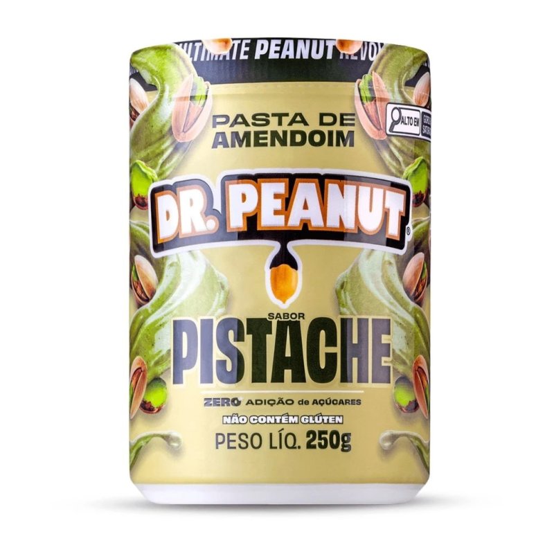 Pequena Pasta de Amendoim Sabor Pistache 250G Dr Peanut