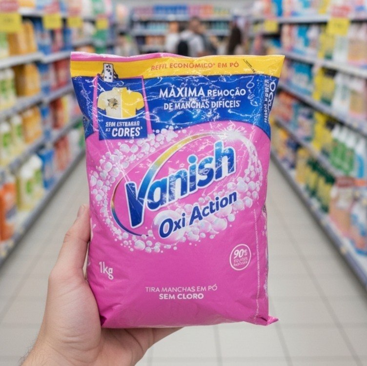 Tira Manchas Vanish Em Pó Multi Power Oxi Action, 1Kg