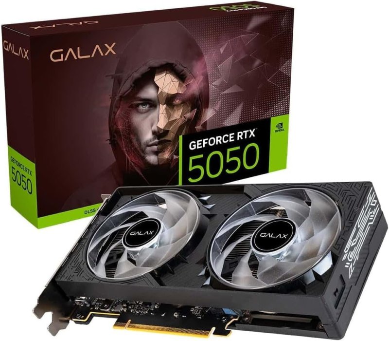 GPU NV RTX5050 8GB BLACK GF 1-CLICK OC