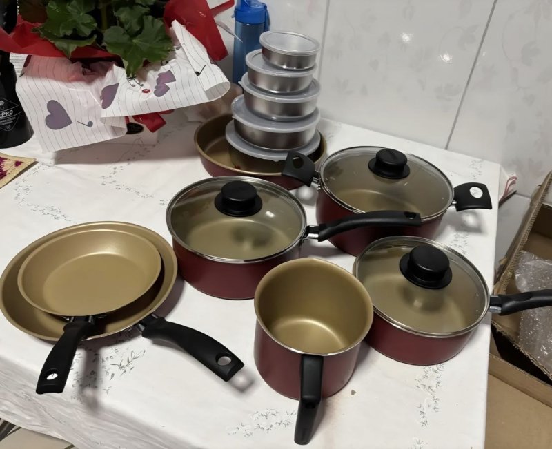 Jogo De Panelas Tramontina Turim 12pçs C/ Kit Tigelas Inox