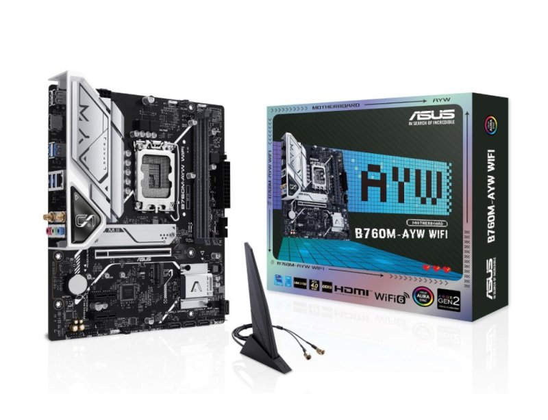Placa-Mãe Asus B760M-AYW WIFI D4 II