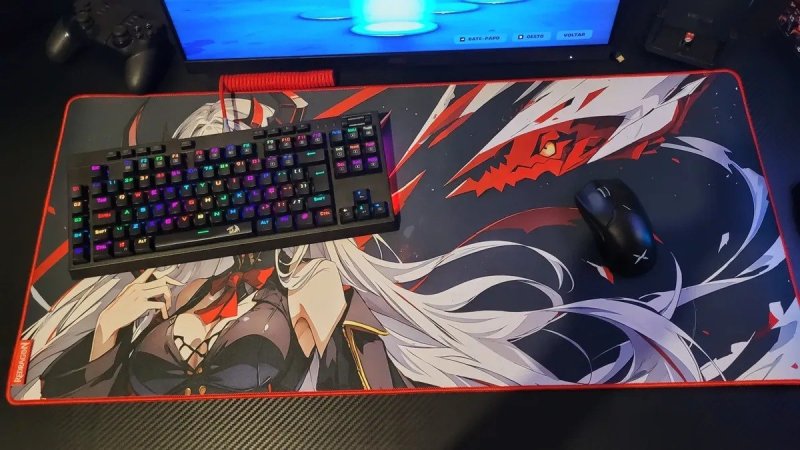 Mouse Pad Gamer Redragon AK L-P047 GG Preto