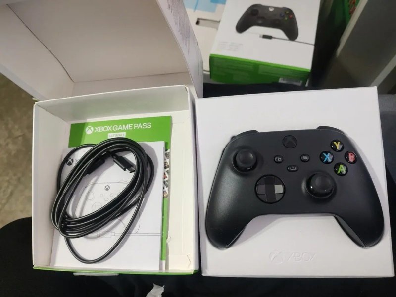 Controle Para Xbox Qat-00007 Sem Fio Carbon Preto Microsoft