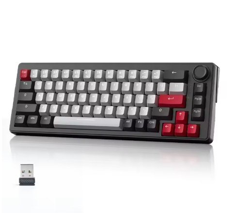 Teclado Mecanico Sem Fio DAREU Red Switch 4000Mah