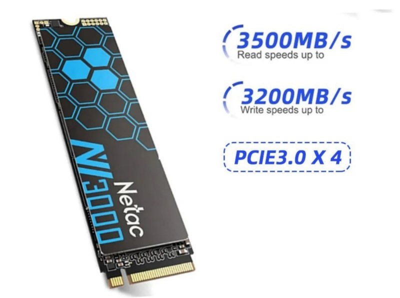 SSD NVME M2 500GB Netac 3500MB/s