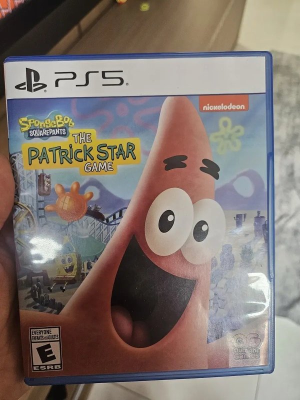 Spongebob Squarepants A Patrick Star Game Ps5 Mídia Física + Frete Grátis