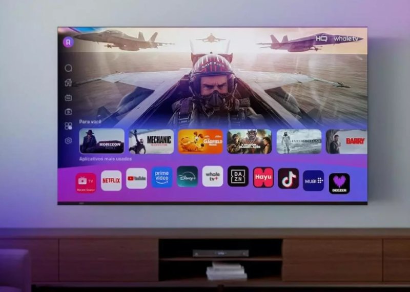 Smart Tv Hq Qled 50 Polegadas HQ-QLED50SM 4k Wi-Fi