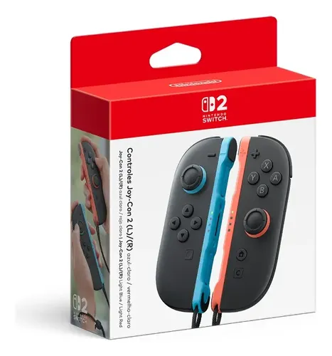 Controle Joy-cons Azul/Vermelho Switch 2