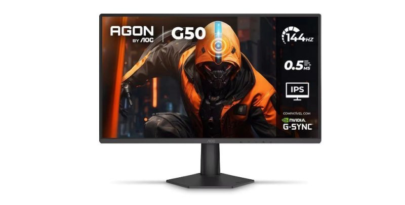 Monitor Gamer 27 AGON 27G50F 144Hz G-Sync 0,5ms HDR10 AOC