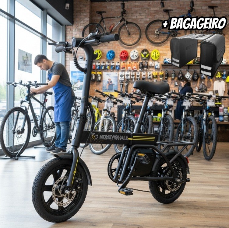 Honeywhale B20 Bicicleta Elétrica, 440w-35km-25km/h-120kg