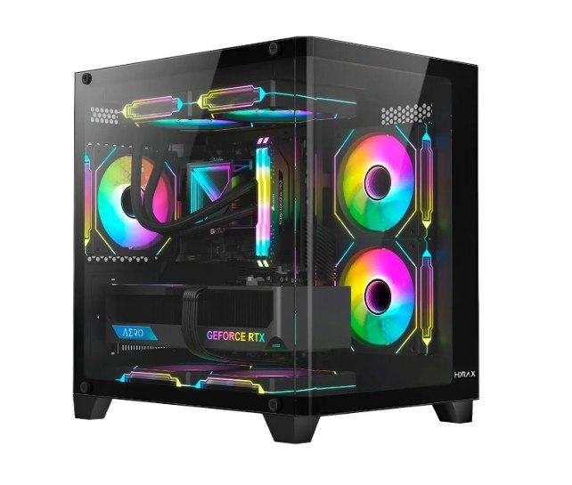 Gabinete Gamer Hyrax, Hgb750, Mini Tower