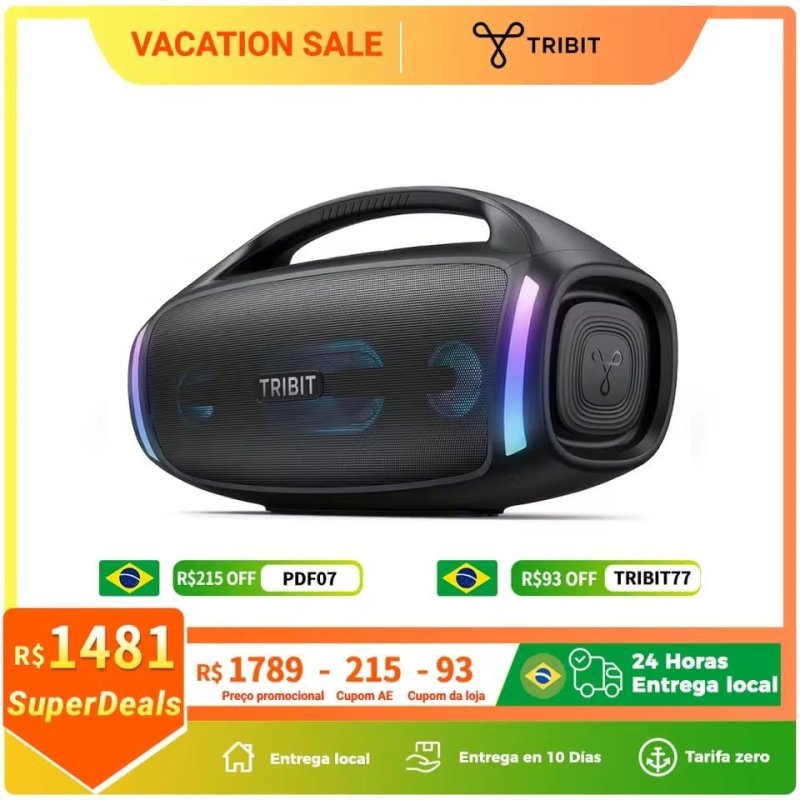 TRIBIT StormBox Blast 2 Bluetooth Speaker, 200W
