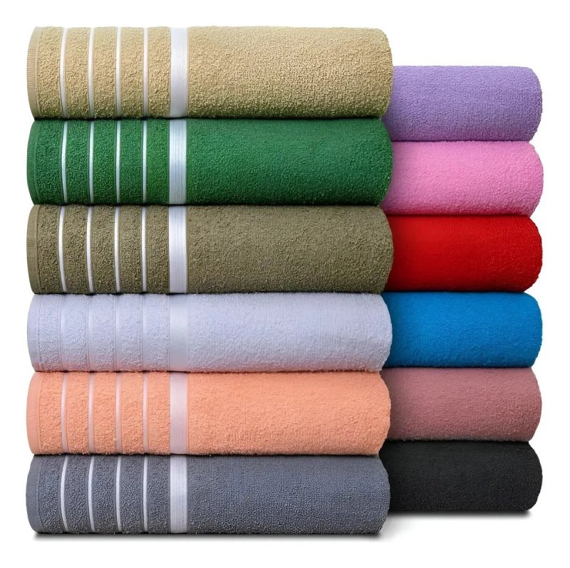 Kit com 4 Toalhas de Banho Gigantes 80x150cm – Softmax