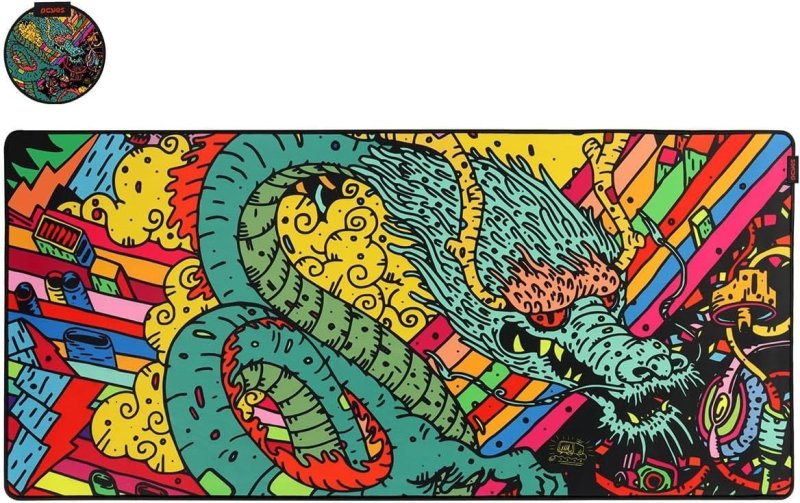 MOUSE PAD DRAGON EXTENDED ESTILO SPEED 900X420MM