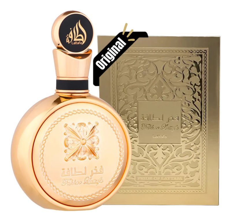 Perfume Árabe Lattafa Fakhar Gold Extrait Eau de Parfum – 100ml