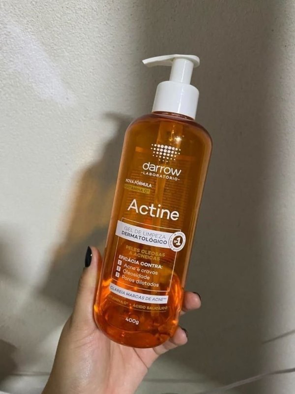 Gel de Limpeza Facial Darrow Actine Pele Oleosa e Acneica 400g