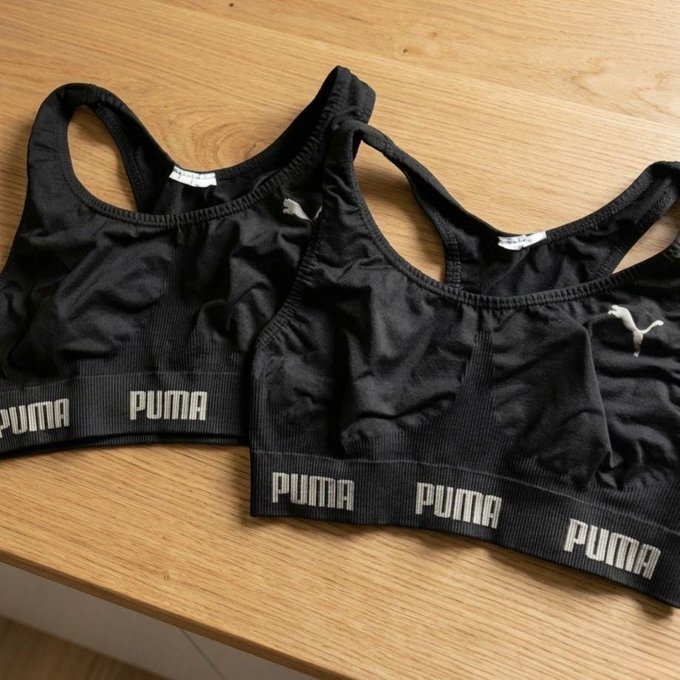 Kit com 2 Top Academia Puma Fitness Algodão + Frete Grátis