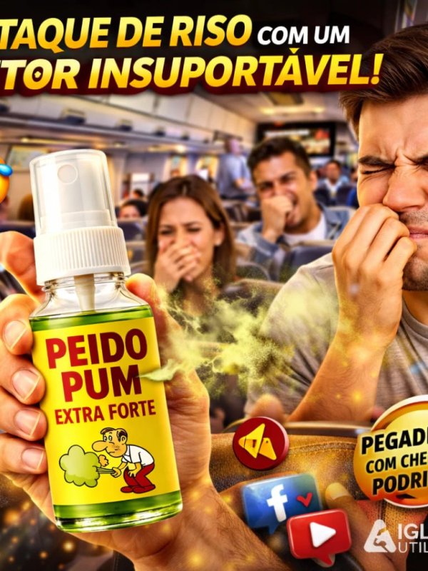 Spray de Peido Pum - Pegadinha Super Forte - Trolagem TikTok