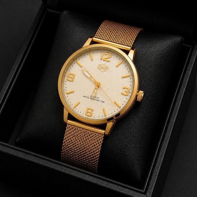 Relógio De Pulso Premium Old Money Luxo + Frete Grátis