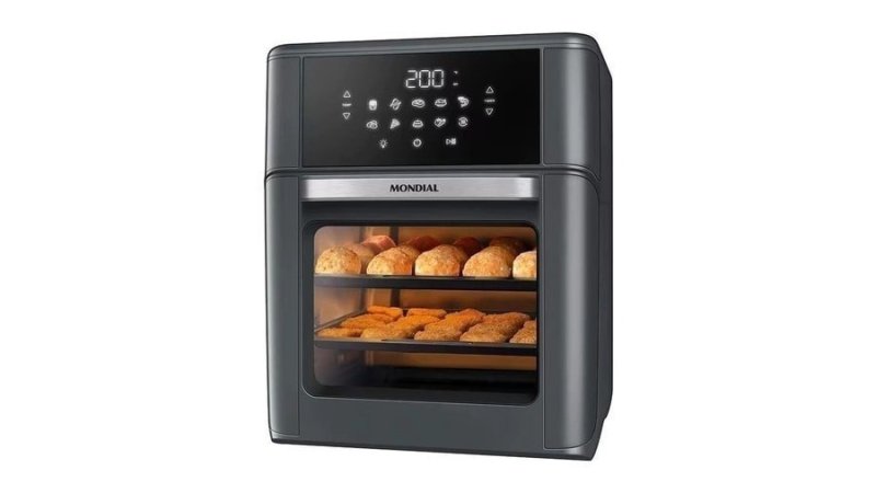 Fritadeira Air Fryer Oven AFON-12L-FG 12l Digital 2000W Mondial