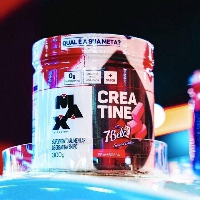 Creatina 7 Belo Max Titanium 300g + Frete Grátis