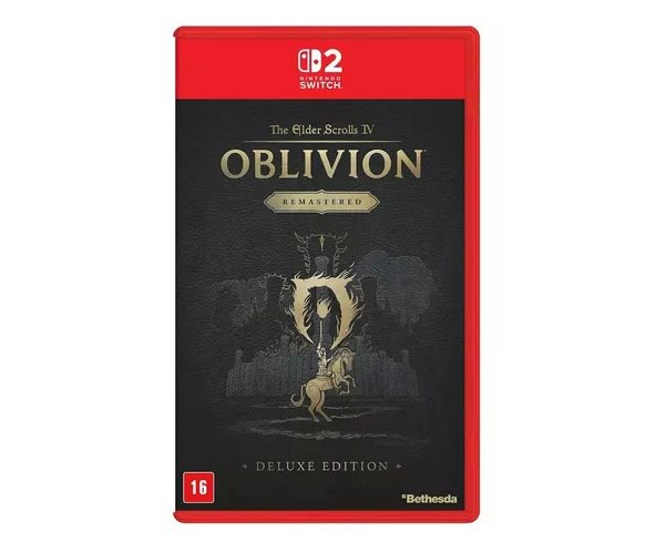 Jogo The Elder Scrolls IV Oblivion Remastered, Mídia Física, Switch 2