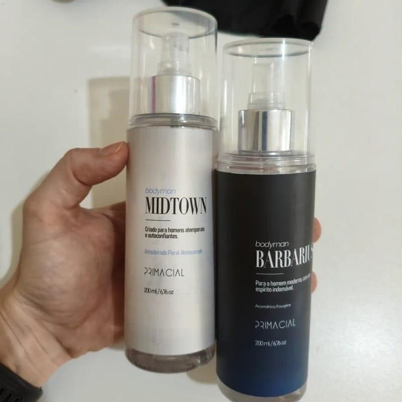Body Splash Masculino Barbarius E Midtown 200ml