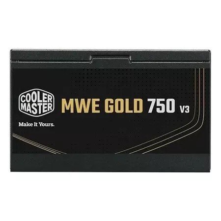 Fonte Cooler Master ATX 3.1 750W MWE Gold 750 V3 PFC Ativo 80 Plus Gold Sem/Cabo