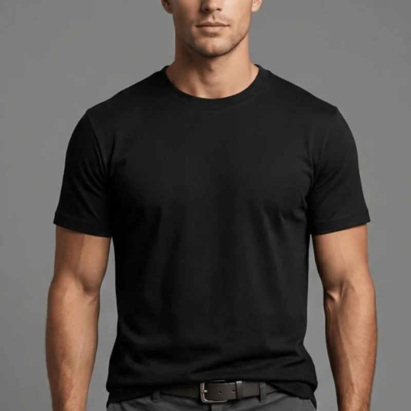 Kit 4 Camisas Camiseta Básica Lisa 100% Algodão Premium 30.1