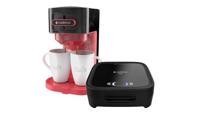 Kit Click Cadence Sanduicheira e Cafeteira Single Up