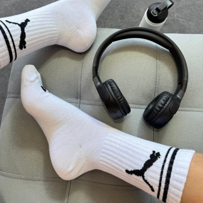 Kit com 3 Pares Meias Puma Cano Alto Longo