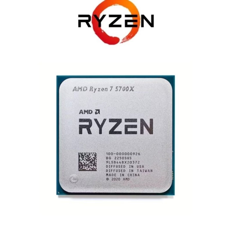 Processador Ryzen 7 5700x 3.4ghz (4.6ghz Max) - Novo S/Box