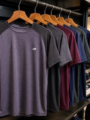 4 Camisetas Masculina Dry Fit Premium Camisa Academia Kit