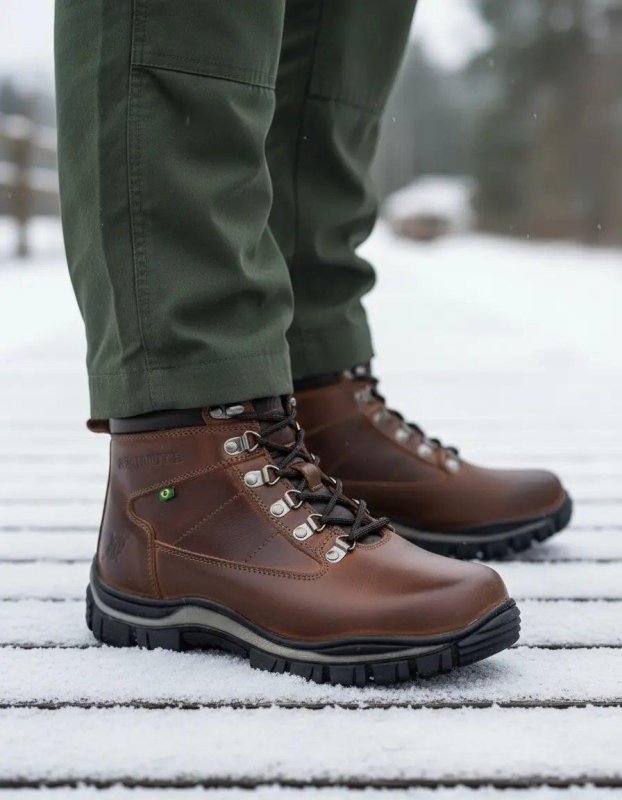 Coturno Masculino Azimute 900 em Couro