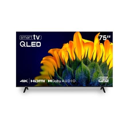 Smart TV HQ QLED 75 Polegadas HQ-QLED75SM 4K Wi-Fi Bluetooth