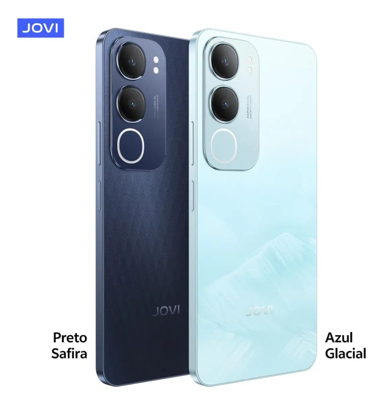 JOVI Y19s - 256GB 4GB RAM - Tela 6,68" - Bateria 5.500mAh