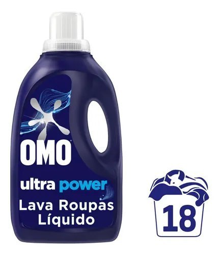 Omo Lava Roupas Líquido Ultra Power 1,8 L