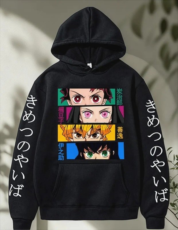 Blusa De Frio Moletom Estampa Top Demon Slayer Anime - Bt573