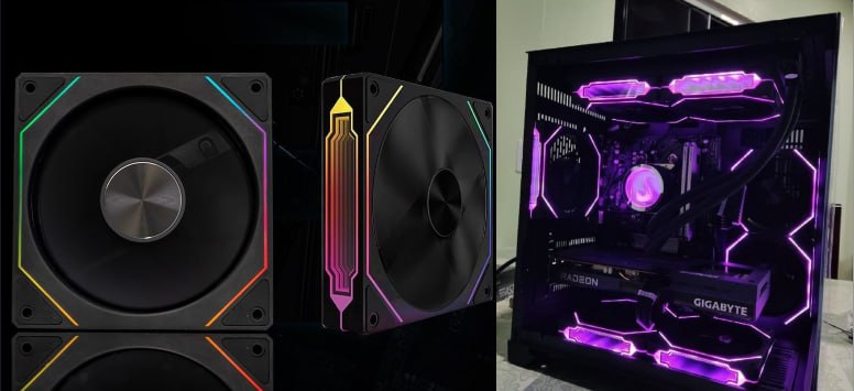 4 unidades - Fans ARGB Prism 4RS 120MM