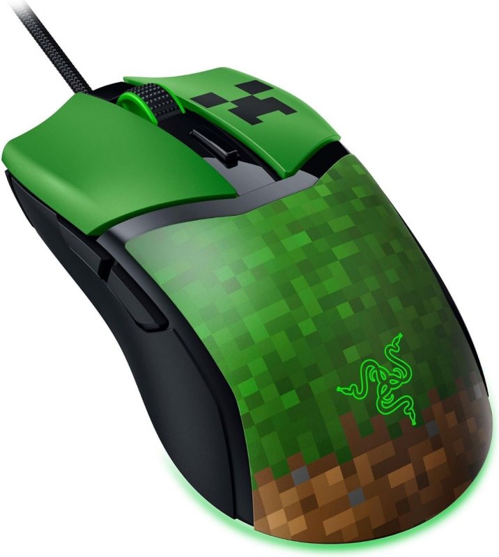 MOUSE RAZER COBRA EDIÇÃO MINECRAFT