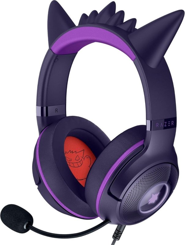 Headset Razer Kraken Kitty V2 (Edição Pokémon – Gengar) + Frete Grátis