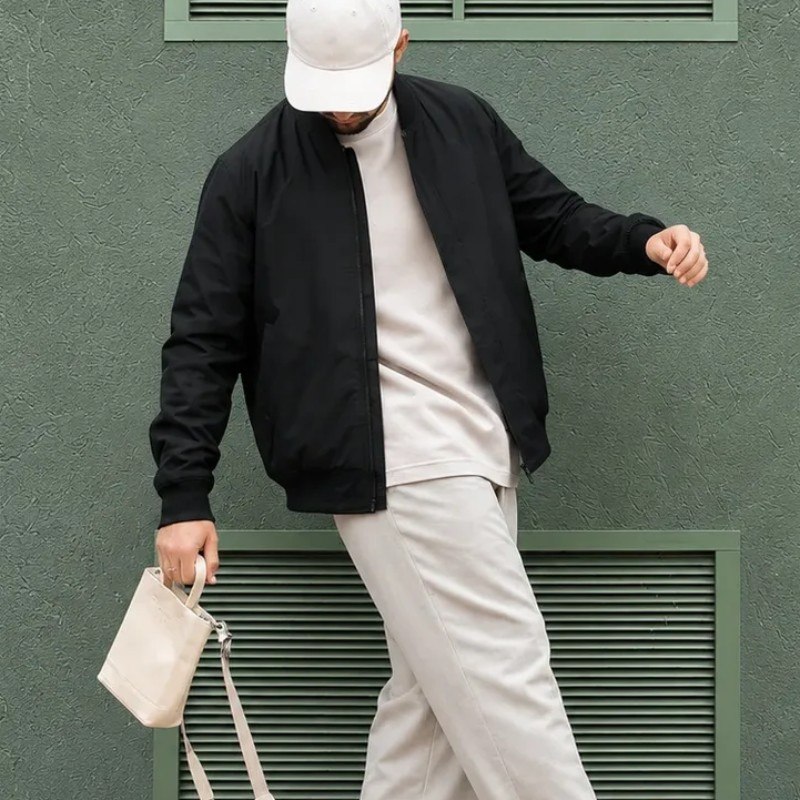 Jaqueta Masculina Inverno Forrada Sarja Estilosa Premium