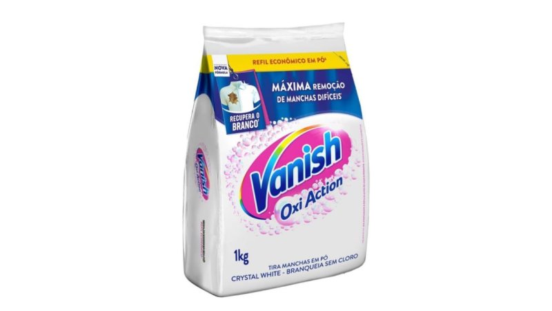 Vanish Tira Manchas em Pó Crystal White Oxi Action 1kg