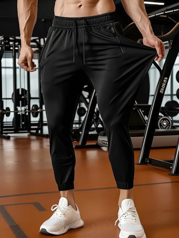 Calça Masculina Tactel Jogger Esportiva Academia Slim Treino