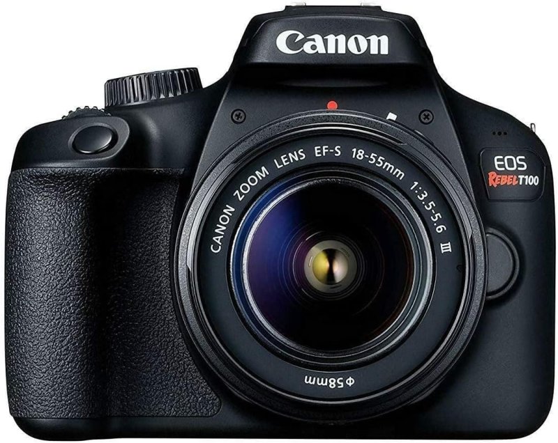 Canon EOS Rebel T100 – Kit com Lente EF-S 18-55mm III