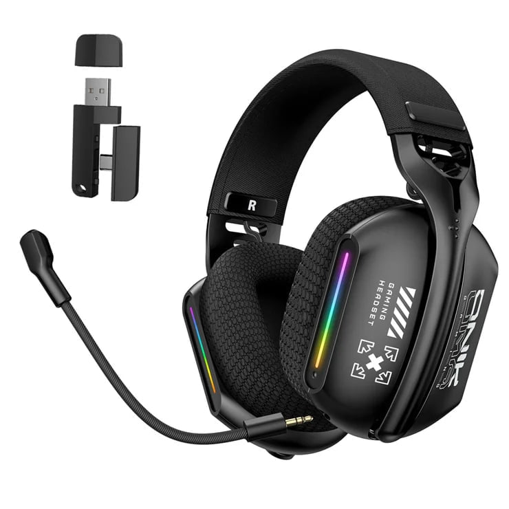 Headset Gamer Sem Fio Onikuma GT808 RGB